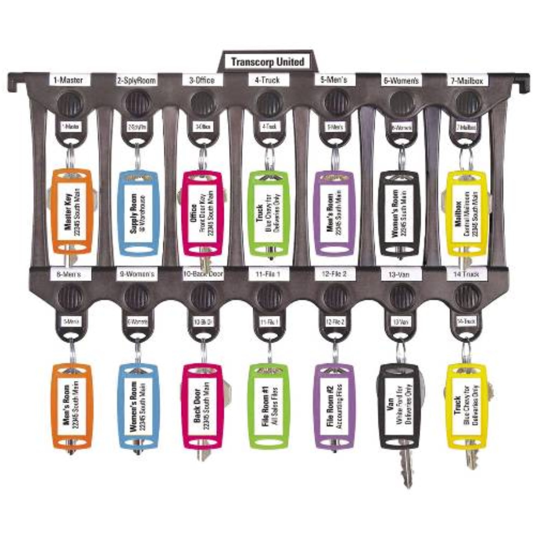 Lucky Line File-A-Key, Drop-in Key Organizer for Letter Size Filing ...