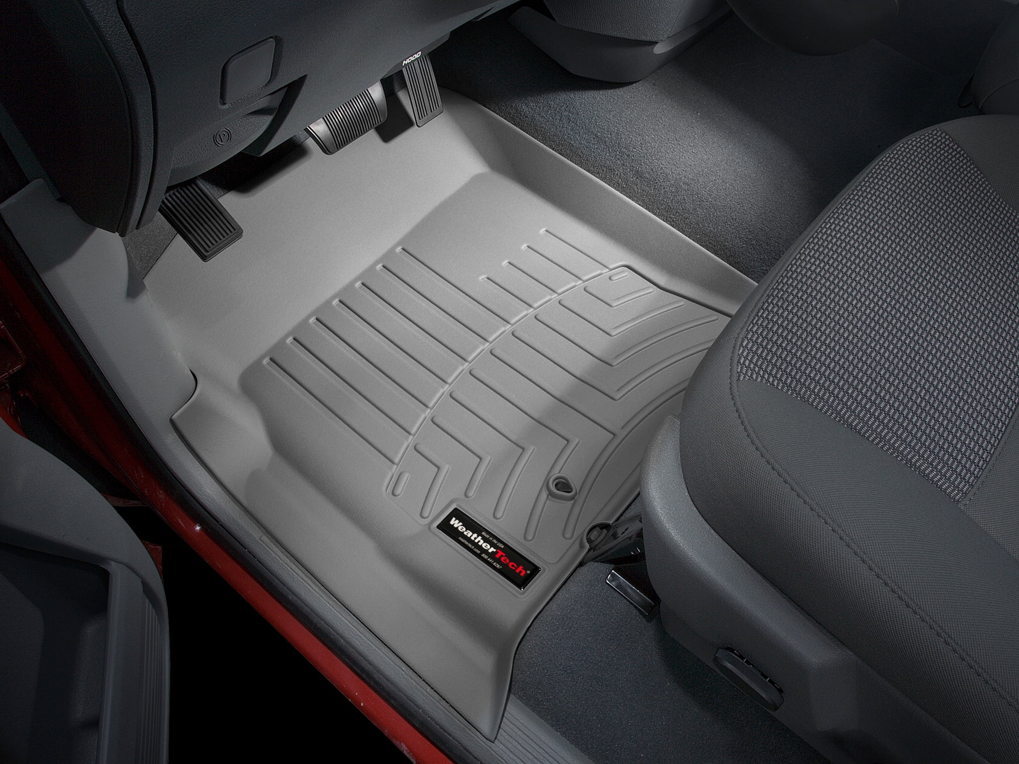 WeatherTech Custom Fit FloorLiners compatible with Dodge Ram Truck 2500/3500, Ram Truck 1500 - 1st Row (Driver & Passenger), Grey