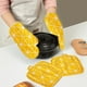 thumbnail image 5 of Guantes de cocina para microondas con aislamiento térmico, juego de guantes de cocina de cuadros gruesos, amarillo, 5 of 6