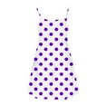 thumbnail image 7 of FamilyThread Girls Polka Dot Sleeveless Dresses Spaghetti Strap Summer Swing Twirly Sundress A-Line Dress For 4-14Y, 7 of 7
