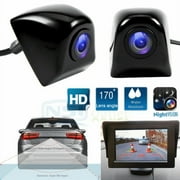 4.3 TFT LCD Car Rear View Mirror Monitor Kit + Waterproof Mini Backup Reverse Reversing Camera 170 ° For Car/Vehicle