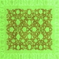 thumbnail image 1 of Ahgly Company Indoor Square Oriental Green Modern Area Rugs, 5' Square, 1 of 4