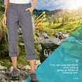 thumbnail image 6 of POENTAB Hiking Pants for Women Convertible Quick-Dry Stretch Lightweight Zip-Off Outdoor Trousers with Multi Pockets, 6 of 9