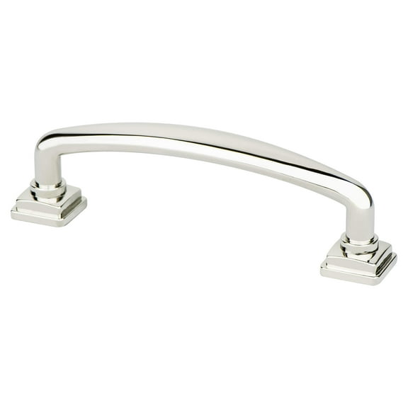 Berenson 1280-1014-P 96 mm CC Tailored Traditional Pull with Polished Nickel