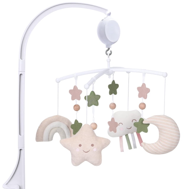 Crib Mobile COTTONBEBE 35 Lullaby Music de algodón orgánico