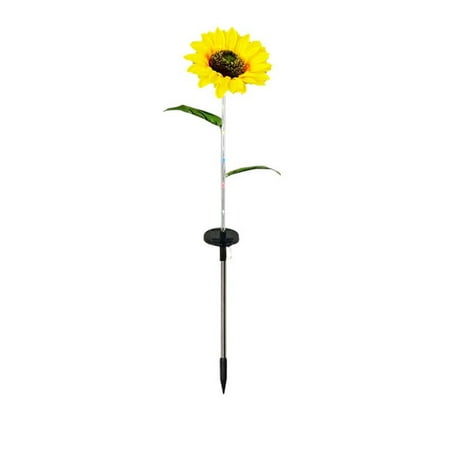 

Solar LED Outdoor Sunflower Garden Lighting IP65 Waterproof Lamp Automatic Charging Solar Garden Lights Large Realistic Flowers for Courtyard Front Yard