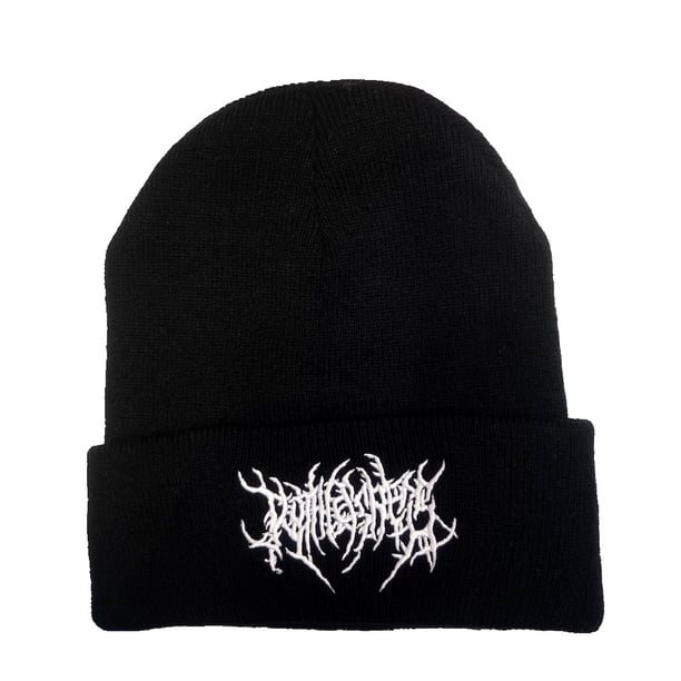 Gorro de punto Gothicstreetpunk bordado Anime Winter