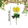 thumbnail image 5 of Delphinium Artificial Flowers 1PC Purple Fake Flowers 13.5" Tall Flowers Faux Delphinium for Floor Vase Light Purple Flowers for Wedding Centerpieces Home Decor Indoor(White), 5 of 8
