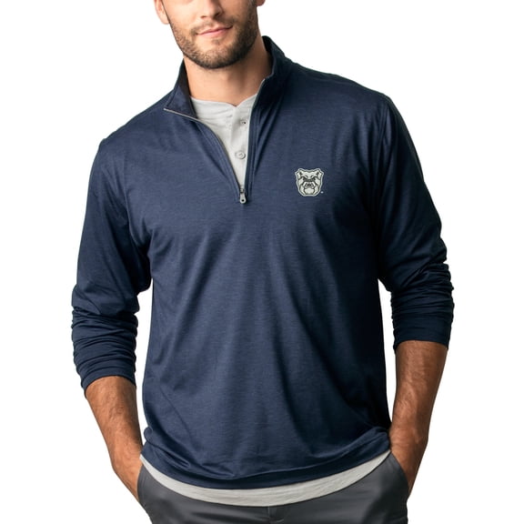 Men's Navy Butler Bulldogs Zen Quarter-Zip Jacket