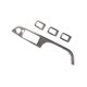 thumbnail image 5 of Adhesivo decorativo de fibra de carbono para interruptor de ventanilla de coche Serie 3 E90 (sin botón plegable, negro), 5 of 5