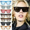 thumbnail image 3 of New Classic Men Women Mirrored Sunglasses Outdoor Eyewear Glasses UV400 Orange, 3 of 8