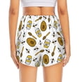 thumbnail image 4 of Goofa Honey Printed Women 2 in 1 Running Shorts,Quick Dry Athletic Workout Shorts,High Waisted Athletic Shorts with Liner Pockets-Medium, 4 of 9