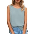 thumbnail image 3 of Shadoumai Women Cotton Linen Tank Tops Loose Fit Casual Sleeveless Summer Linen Shirts Lightweight Gauze Crewneck Camisole 2026, 3 of 6
