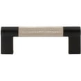 thumbnail image 2 of Stone Harbor Hardware Urban Cabinet Pull, 3 Inches, Satin Nickel with Matte Black Ends, 2 of 3