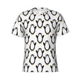thumbnail image 4 of Qekee Lovely Penguin Classic Fit T-Shirt Men's Shirt Men's Tight Short Sleeves for Exercise, Running, Mountaineering - Lovely Penguin, 4 of 9