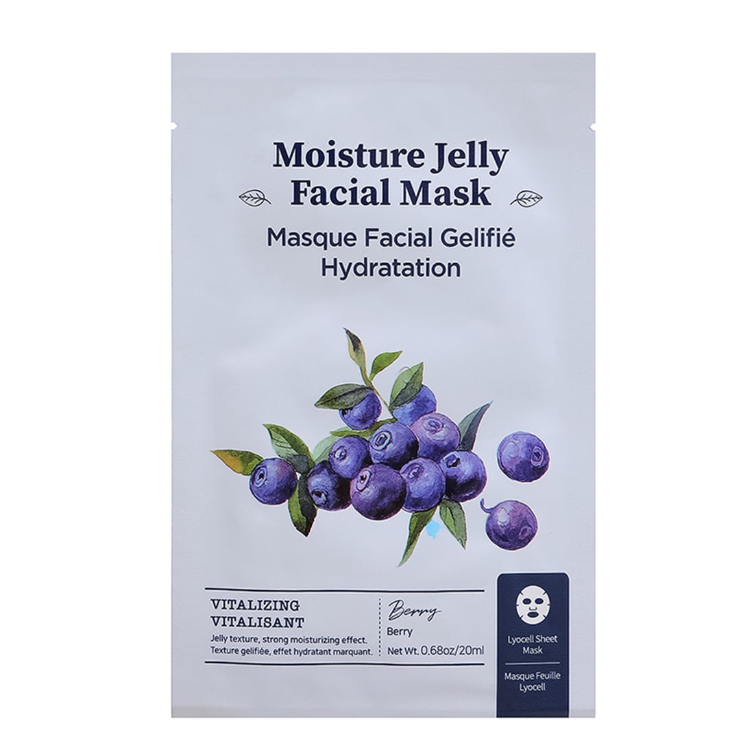 MINISO Facial Mask, Moisture Jelly Face Mask Vitalizing Skin Care