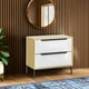 thumbnail image 5 of Ilios Innova | Buró Cajonera Moderna con 2 Cajones Blancos, Estructura de Acero y MDF, Mesa Auxiliar para Recámara, Oficina o Sala, Diseño Nórdico Funcional, 5 of 9