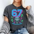 thumbnail image 2 of 67 Halloween SCP Horror Face Scary Costume Shirt Horror 6 7 Unisex T-Shirt, Sizes S-5XL - Gategoo, 2 of 4
