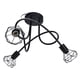 thumbnail image 3 of Araa, capacidad de disipación de calor Soporte para lámpara colgante Elegante luz de techo 3 cabezas Hierro hueco para comedor para dormitorio para oficina para bombilla E14 ANGGREK IH3119, 3 of 8