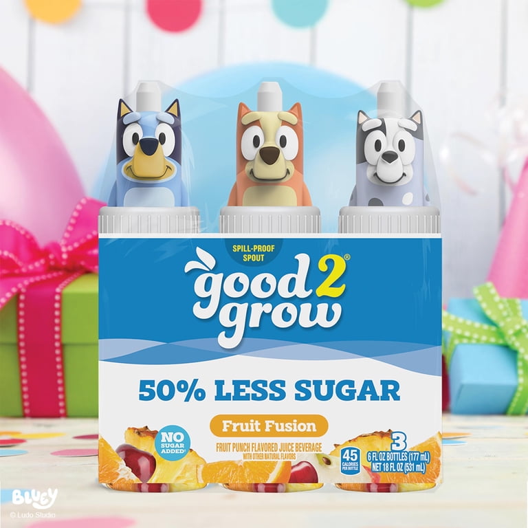good2grow 6oz Organic Low Sugar Fruit Fusion Juice, 3 Pack
