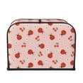 thumbnail image 2 of Picia Ladybug With Flower Print 4 Slice Toaster Cover , Toaster Protector Dustproof Kitchen Appliance Cover, Kitchen Appliance Dustproof Protector, 2 of 7
