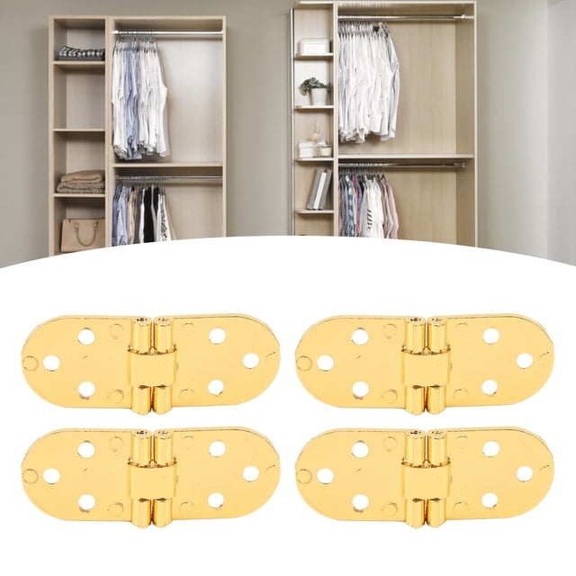 Bisagra De Mesa Plegable, aleación De Zinc Dorado Brillante Y Brillante, Bisagra De Tablero Abatible, Accesorios De Hardware Para Muebles, Organizadores Debajo Del Fregadero