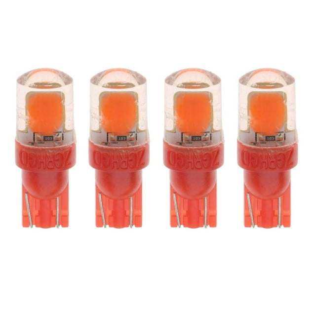 S SERENABLE Lampe de Signalisation Latérale en Silicone 12V 6SMD Étanche IP68, Rouge 4x