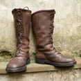 thumbnail image 3 of Daolelai Men's Vintage Renaissance Large Size Men's Leather Boots, 3 of 3