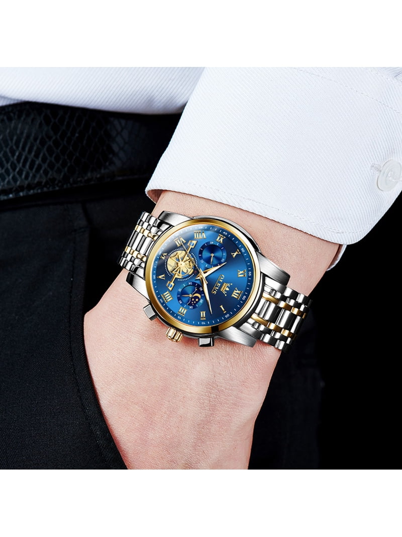 blue dial dress watch Personalized US Army 250th Years Of Service Custom Figure Male Army Of