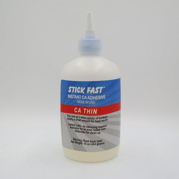 Stick Fast CA Quick Set Adhesive Thin 16 oz