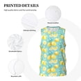 thumbnail image 3 of Sikiie Yellow Lemon Basketball Jersey Reversible Men's Mesh Athletic Sports Shirts Training Practice S-4XLMedium, 3 of 6