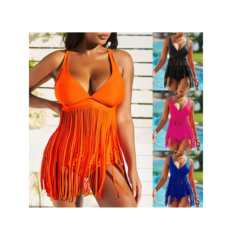 Fringe bathing cheap suit bottoms