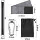thumbnail image 2 of Kit de correas para colgar columpios de árboles, correas para columpios para exteriores de 5 pies, 2 mosquetones con cerradura de alta resistencia, 2 protectores para árboles, 2 co, 2 of 5