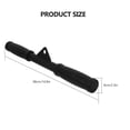 thumbnail image 2 of Phenofice Exercise Cable Handle Pull Bar Steel Black 1Pcs for Back Exercise, 2 of 8