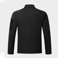 thumbnail image 7 of hotojiny Long Sleeve Shirts for Men Athletic Workout Quarter Zip Pullover Big and Tall Stretchy Sun Protection Outdoor T-Shirts, 7 of 7
