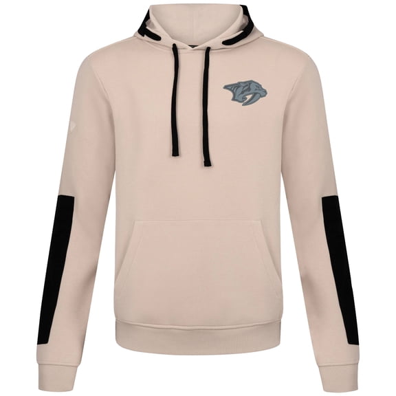 Men's Levelwear  Khaki Nashville Predators Bombay Response Pullover Hoodie