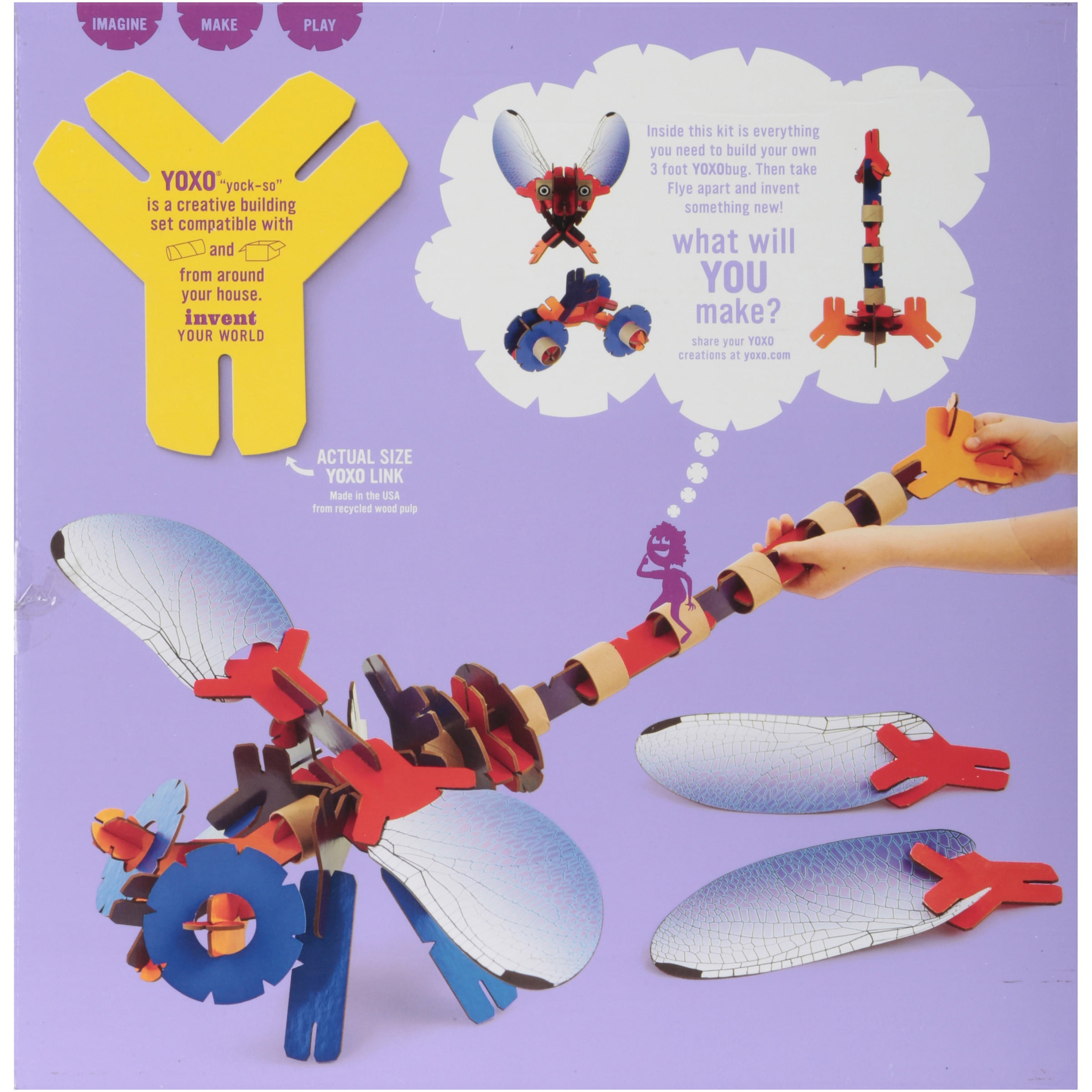 YOXO Yoxobug 3d Construction Kit Flye Dragonfly Art Craft Building Toy for sale online 