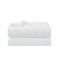 thumbnail image 3 of Brooklyn Loom Turkish Cotton 2-Piece 2 Pack Bath Sheet in White, Cotton , Adult, All Season, OEKO-TEX Certified, 3 of 6