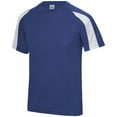 thumbnail image 3 of Just Cool Mens Contrast Cool Sports Plain T-Shirt, 3 of 4