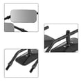 thumbnail image 4 of Espejos Retrovisores ANGGREK Para Motocicleta Vidrio Redondo Rectangular Negro Plata, 4 of 8
