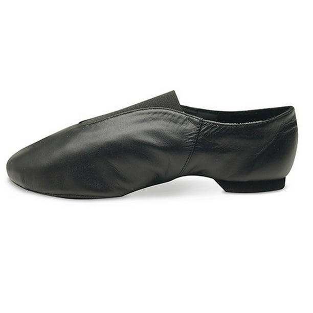 Danshuz - Danshuz Girls Black Soft Leather Split Sole Value Jazz Shoes ...