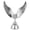 Silver, variant on GETAJGHSD Plated 3D Car Hood Emblem Metal Badge for Truck Bonnet Auto Decoration