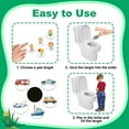 thumbnail image 4 of Pee Targets Potty Training Seat Stickers Urinal F3J0!! Chang.P2 Color D4F2, 4 of 9