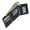 Black, variant on Heavy Duty Leather Slim and Compact 8 Credit Cards and 1 ID Holder Trifold Men's Wallet