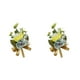 thumbnail image 2 of Minnieouse Flores artificiales de bajo mantenimiento: precio asequible de ramillete de boda Ramillete de boda nupcial azul amarillo azul amarillo 2piezas, 2 of 6