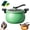 Green, variant on Multifunctional Large Capacity Non-stick Pressure Cooker, 8QT Micro Pressure Cooker with Visual Lid, Multi Functional Fast Cooking Pot for Family Meals, Soups, Stews (Orange)