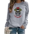thumbnail image 1 of Sexy Dance Mujeres Sudaderas Sueltas Manga Larga Cuello Redondo Jersey Casual Plain Tops Camisa, 1 of 2