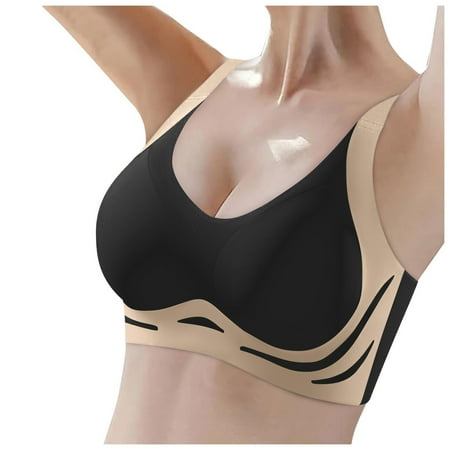 Bras For Women No Underwire Comfort Super Gather Bra Wireless Bra Lifting Bras For Sagging Breasts  Bandeau Bras for Halter Necklines  Lightweight Mesh Bras for Summer