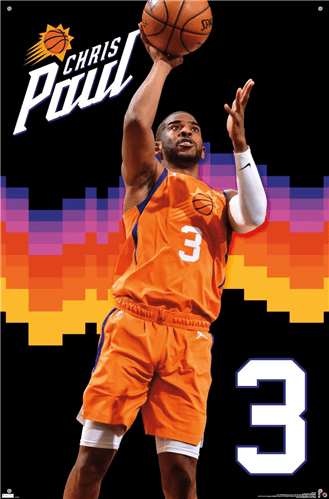 Trends International NBA Phoenix Suns - Logo 21 Wall Poster,  22.375 x 34, Unframed Version: Posters & Prints