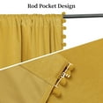 thumbnail image 2 of 2 Panels Velvet Curtains, Luxury Pom Pom Tasseled Drapes Thermal Insulated Curtains, 2 of 9